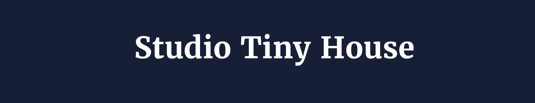 Studio Tiny House Brochure